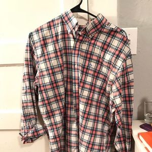 Southern Tide Men’s medium plaid shirt